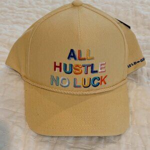 Field Grade Trucker Baseball Cap | Cream Corduroy | NWT | All Hustle No Luck